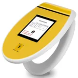 Banjado Toilettendeckel Mit Absenkautomatik WC-Sitz Soft Close Weiß Hygienischer Duroplast Leichte Montage Mit Motiv Briefkasten Gelb