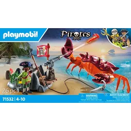 Playmobil Pirates Kampf gegen die Riesenkrabbe 71532