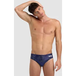 Badehose Slip Herren Kikko Pro - Navy-navy Multi - 3