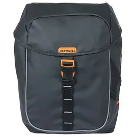 Basil Miles Doppeltasche 34 l schwarz/orange