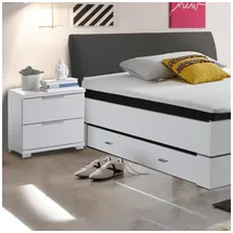 Stella Trading Nachtschrank 38-223-17 46 x 43 x 42 cm Weiß