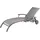 BEST Freizeitmöbel Larino Rollliege 202 x 72 x 47 cm anthrazit/matt