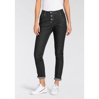 Please Jeans 5-Pocket-, Sichtbare Knopfleiste, Gr. XL (42) - N-Gr, black-grey, , 16136011-XL N-Gr