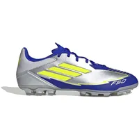 Adidas F50 League Messi AG Fußballschuhe Silver met./solar yellow/lucid