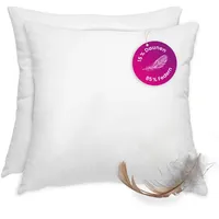 Wometo Feder- & Daunenkissen Premium 40 x 40 cm Weiß