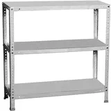 Simonrack Schwerlastregal, Lagerregal, 90x90x30 Metallregal, Kellerregal, Biegestelle 75 kg, 3 Fachböden, Galvanisiert - Advantage