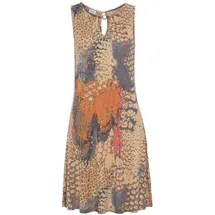 Buffalo Strandkleid Kurz Animaldruck Mehrfarbig 48