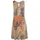 Buffalo Strandkleid Kurz Animaldruck Mehrfarbig 48