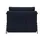 Innovation Living Schlafsessel Cubed Stoff 95 x 79 x 103 cm Blau mit Kissen