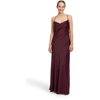 Vera Mont Abendkleid Wasserfallausschnitt Rot 42