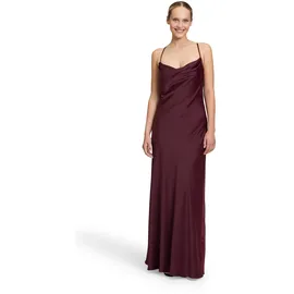 Vera Mont Abendkleid Wasserfallausschnitt Rot 42