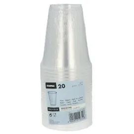 Papstar Trinkbecher 0,3 l Ø 9,5 cm 20 St. Transparent