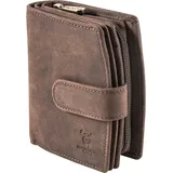 Matador | |Valencia| | Damen Portemonnaie Leder RFID Dunkel Braun