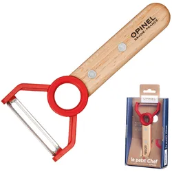OPINEL Kinder Sparschäler - Fingerschutz Gemüse Kartoffel Schäler Küchenmesser