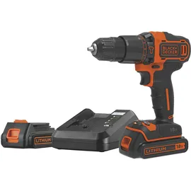 Black & Decker Schlagbohrmaschine 2-Gang 18 V inkl. 2 x 2,0 Ah + Koffer