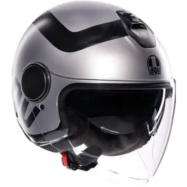 AGV Eteres Rimini Jethelm - Matt Hellgrau/Schwarz / XXL