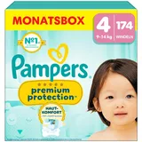 Pampers Premium Protection Gr. 4 (9-14 kg) 174 St.