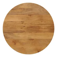 VidaXL Tischplatte Ø 90x3,8 cm Rund Massivholz Mango