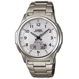 Casio Wave Ceptor Funk Solar Uhr WVA-M630TDE Silber Herren aus Japan