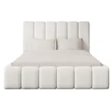 Meblito Polsterbett Doppelbett Andorf Schlafzimmer Bettkasten Matratze 140/160/180/200x200cm