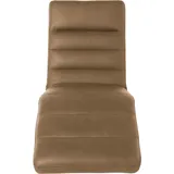 W.Schillig Relaxliege daily dreams Leder/Polyester 65 x 91 x 170 cm braun mit Kissen