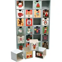 Bambelaa! Adventskalender 24 Fächer zum Befüllen Weihnachtsdeko ca. 38,5