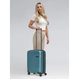 pactastic Collection 04 Cabin Trolley 4-Rollen 55 cm / 40 l blau/metallic blaugrau