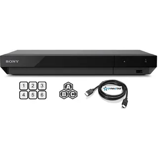 Region Free 4K UHD Blu-Ray Player Compatible with Sony UBP-X700M with UHD 4K Playback, 3D WiFi Multi Region Code Free | Blu-Ray Regions A, B, C | DVD Regions 0-8 with Dynastar 6FT HDMI Bundle