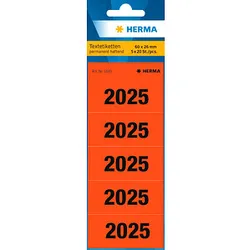 100 HERMA Inhaltsschilder 2025 rot