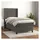 vidaXL Boxspringbett 100 x 200 cm Dunkelgrau