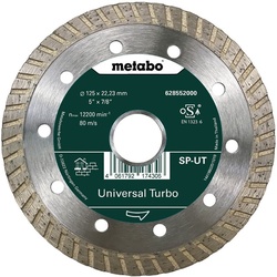 Metabo Diamanttrennscheibe Universal UT 125 x 22,23mm Beton Sandsteine Tonziegel