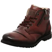 Bugatti Schnürstiefeletten Herren, rot, 43 EU