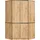 Akord Eckschrank Craft Eiche 100 x 180 x 50 cm Braun