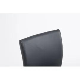 CLP 2er Set Barhocker Köln Kunstleder schwarz