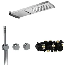 Herzbach MODUL7 Thermostat-Set T-MU2 70.703711.1.01 537x165mm Multi 2 Chrom