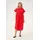 Culture Kleid Blusenkleid Rot L