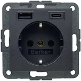 Berker Schuko-Steckdose 20W PD Anthrazit Matt 1 St.