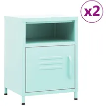 vidaXL Nachtschrank 35 x 35 x 51 cm Minzgrün