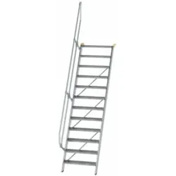 MUNK Aluminium-Treppe Stufen 60° 12 Stufen