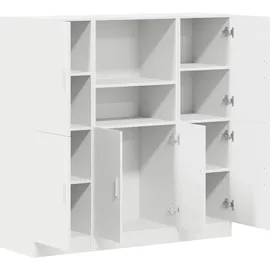 vidaXL Küchenschrank-Set 3-tlg.  Weiß