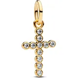Pandora Kreuz Charm-Anhänger 764063C01 Charm Anhänger Moments - gold