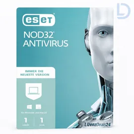 ESET NOD32 Antivirus 2025 ESD 5 Geräte 1 Jahr DE Win