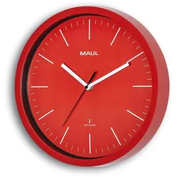Wanduhr Mauljump 30,5cm Funkuhr rot Packung mit 10 Stück