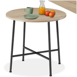 Tectake tectake® Esstisch Ennis Industrial Style, 80 x 76 cm