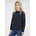 Stehkragenpullover in Boxy-Form Blau 52