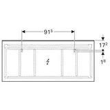 Geberit Xeno2 Lichtspiegel 160x71x5.5cm 500204001