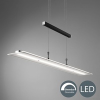 B.K.Licht LED Pendelleuchte, schwarz, 1xLED-Platine/20W