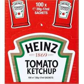 Heinz Tomato Ketchup CUBE Sachet fruchtig würzig 100 x 17ml 1700ml