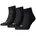 Quarter Plain 3er Pack black 47-49