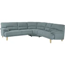 TRENDMANUFAKTUR Polsterecke TRENDMANUFAKTUR "Cecilia, italienisches Designsprache, modern und komfortabel, L-Form", grün (mint), B:280cm H:87cm T:240cm, Sofas, toller Sitzkomfort und bequeme Armlehnen
